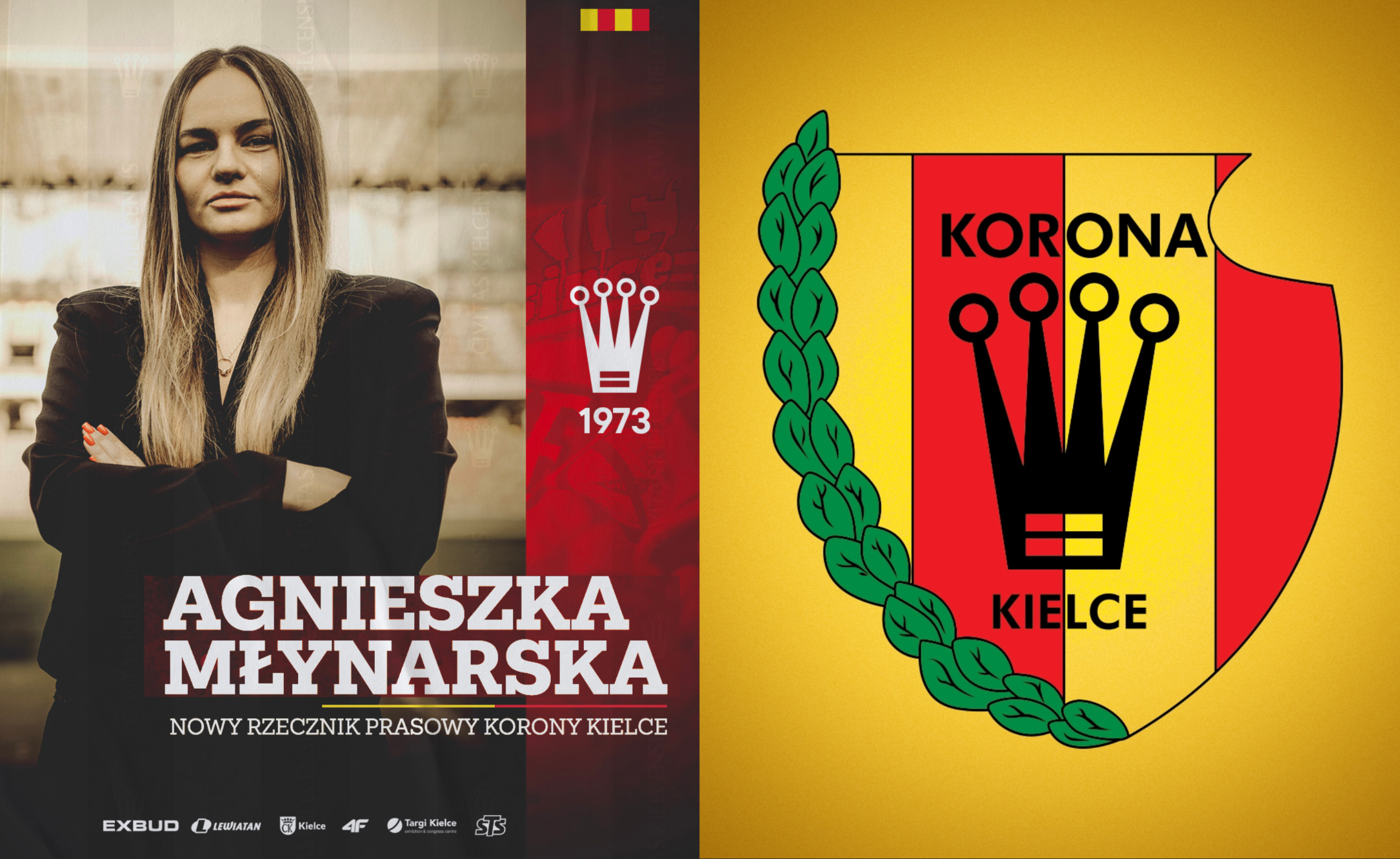 Agnieszka Młynarska nowym rzecznikiem prasowym Korony Kielce