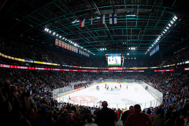 Inside view for the areena during the Ice Hockey, Euro Hockey Tour game Finland - Czech game at the Hartwall Arena 10. November 2018 in Helsinki, Finland. (Tomi Hanninen/Newspix24)
10.11.2018 Helsinki
Hokey
European Hockey Tour: Finlandia - Czechy
Tomi Hanninen / Newspix24 / Sipa / PressFocus 
POLAND ONLY!!