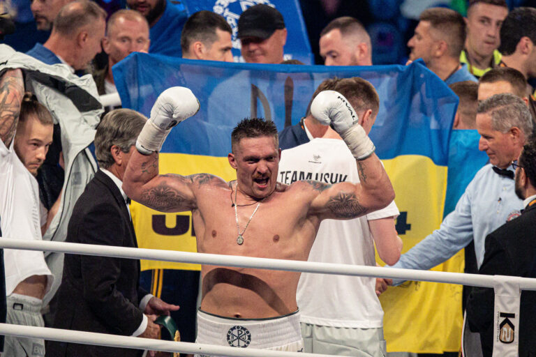 2023.08.27 Wroclaw
Boks
Walka o Mistrzostwo Swiata organizacji IBF WBA WBO IBO i The Ring
Oleksander Usyk - Daniel Dubois
N/z Oleksander Usyk, Daniel Dubois
Foto Pawel Andrachiewicz / PressFocus

2023.08.27 Wroclaw
Boxing 
Unified Heavyweight Championship of the World
Oleksander Usyk - Daniel Dubois
Oleksander Usyk, Daniel Dubois
Credit: Pawel Andrachiewicz / PressFocus