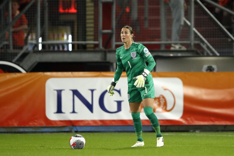 9/26/2023 - UTRECHT - England women goalkeeper Mary Earps during the UEFA Nations League women&#039;s match between the Netherlands and England at Galgenwaard Stadium on September 26, 2023 in Utrecht, Netherlands. ANP | Hollandse Hoogte | Bart Stoutjesdijk /ANP/Sipa USA
2023.09.26 Utrecht
pilka nozna kobiet , UEFA liga narodow kobiet
Holandia - Anglia
Foto ANP/SIPA USA/PressFocus

!!! POLAND ONLY !!!