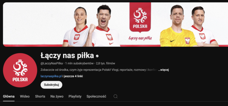 Kanał &quot;Łączy Nas Piłka&quot; świętuje milion subskrypcji