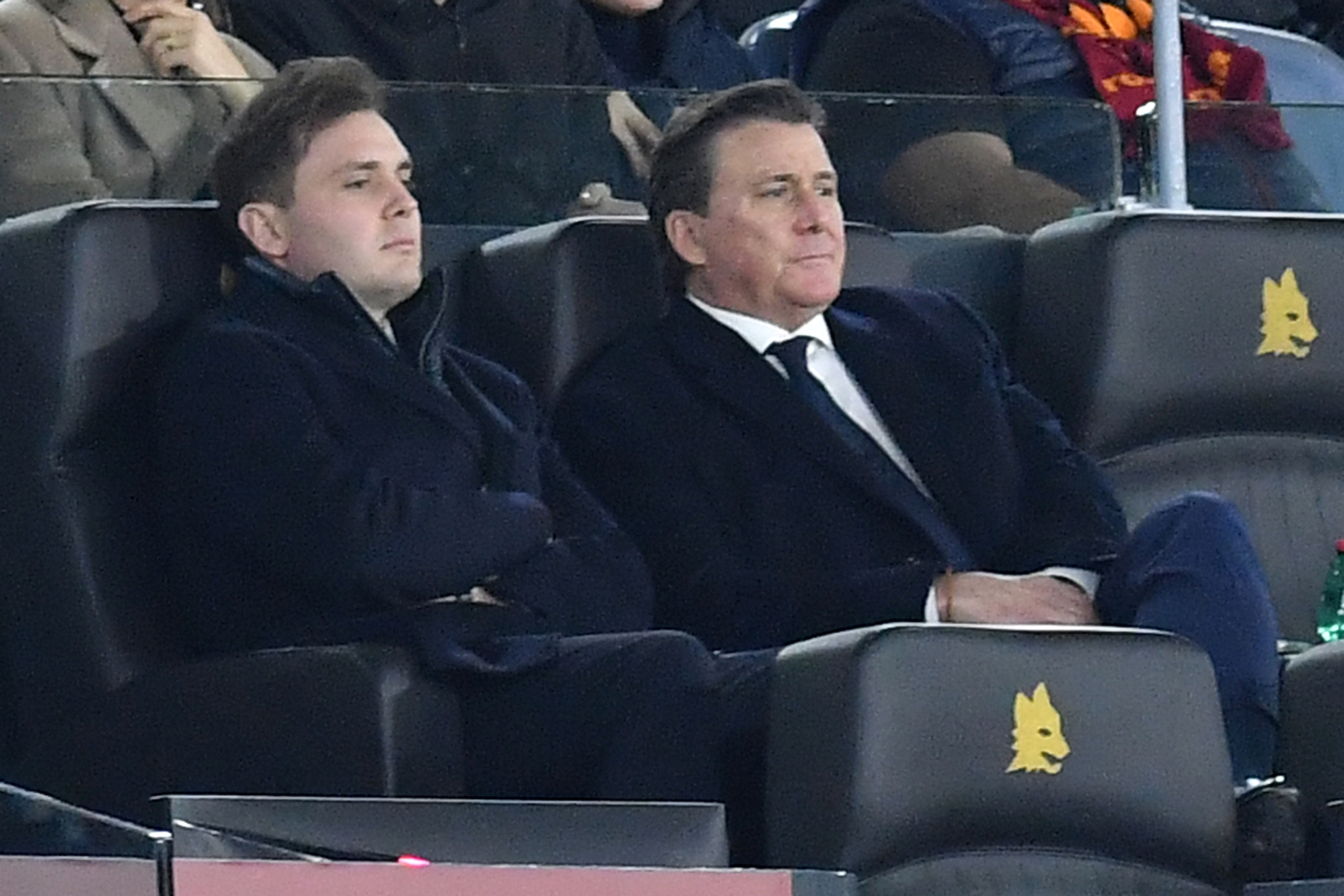 Ryan and Dan Friedkin during the Serie A match between Roma v Hellas Verona at Olympic stadium, Italy, January 20th, 2024. Photographer01 (Photo by Fotografo01 / ipa-agency.net/IPA/Sipa USA)
2024.01.20 Rome
pilka nozna liga wloska
AS Roma - Hellas Verona
Foto IPA/SIPA USA/PressFocus

!!! POLAND ONLY !!!