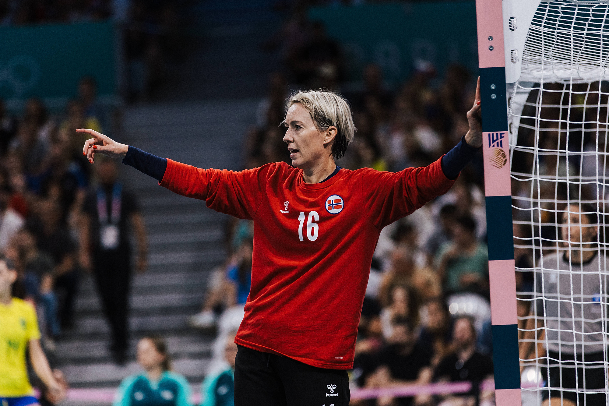 Katrine LUNDE of Norway during the Women&#039;s Quarter final handball match between Norway and Brasil of the Paris 2024 Olympic Games on August 06 2024, at the Pierre Mauroy Staduim in Lille, France.//MCKIEAUDREY_SIPA.19511/Credit:Audrey MCKIE/SIPA/2408071134
2024.08.07 
Sport
Igrzyska Olimpijskie Paryz 2024
Foto Audrey Mckie/SIPA/PressFocus

!!! POLAND ONLY !!!