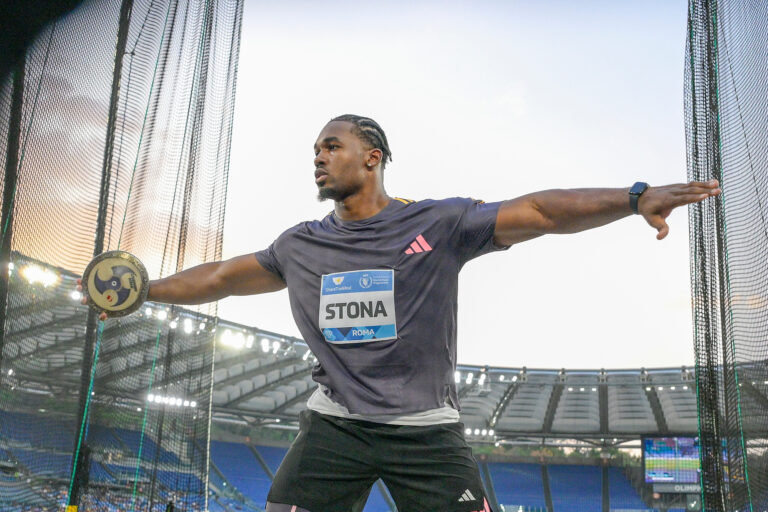 Stona Roje JAM Discus Throw Men during the IAAF Diamond League Golden Gala Pietro Mennea at the Olimpico Stadium in Rome, Italy on August 30, 2024 Sport - Athletic. (Photo by Fabrizio Corradetti / LaPresse) (Photo by Fabrizio Corradetti/LaPresse/Sipa USA)
2024.08.30 Rzym
lekkoatletyka , lekka atletyka, mityng lekkoatletyczny
Diamentowa Liga - Rzym
Foto Fabrizio Corradetti/LaPresse/SIPA USA/PressFocus

!!! POLAND ONLY !!!