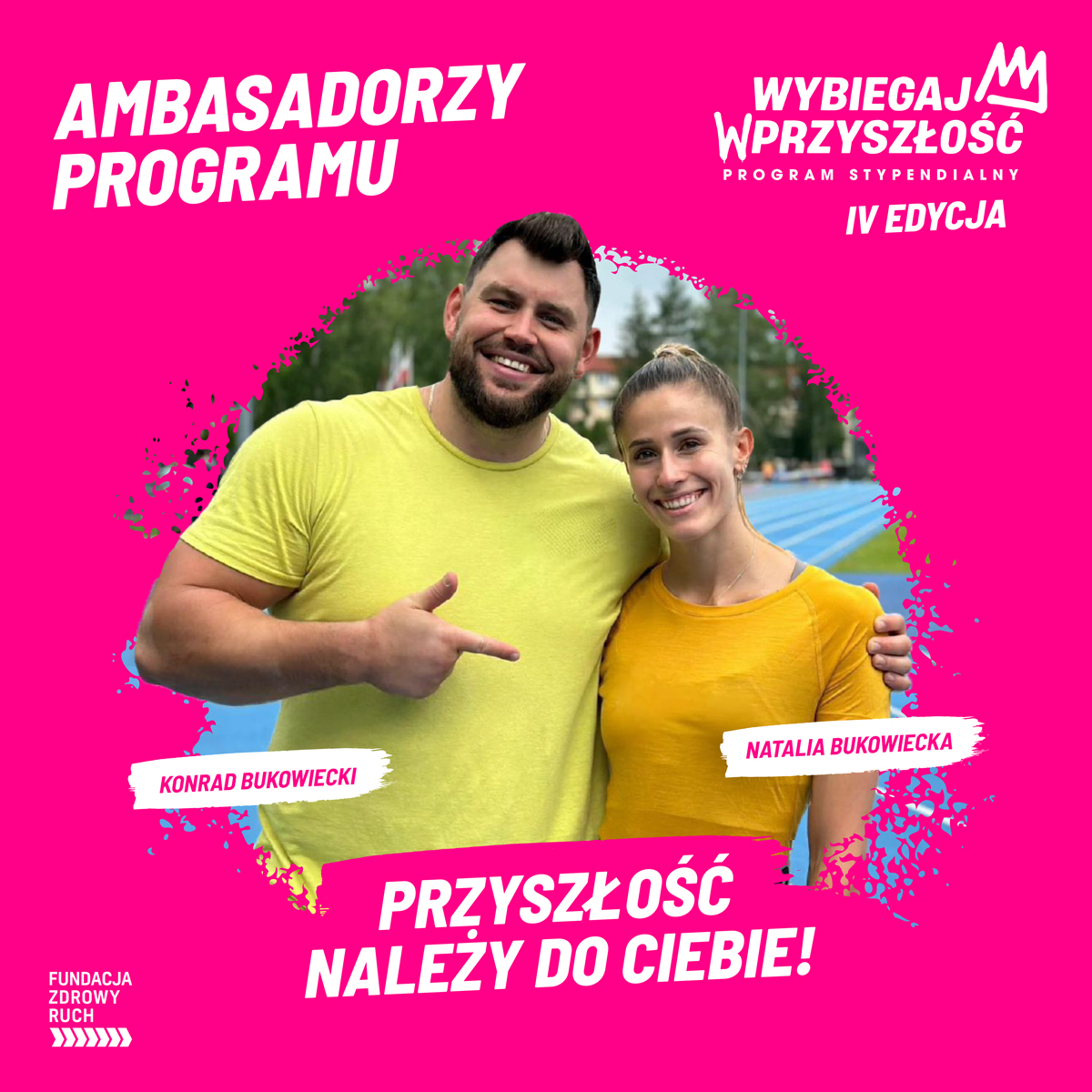 Natalia i Konrad Bukowieccy dołączają do Teamu Programu &#8222;Wybiegaj w Przyszłość&#8221;