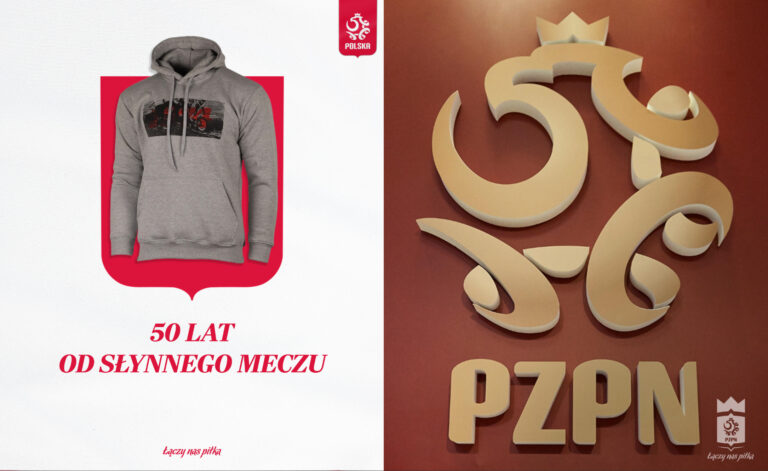 Pamiątkowa bluza w ofercie piłkarskiej federacji. Przypomina o meczu na wodzie