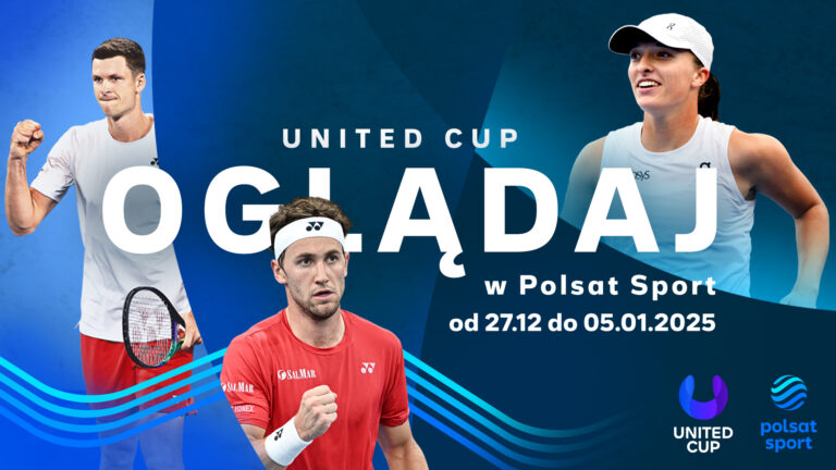 United Cup z Igą Świątek i Hubertem Hurkaczem w kanałach Polsat Sport