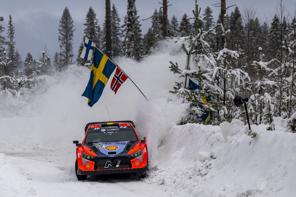 11 NEUVILLE Thierry, WYDAEGHE Martijn, Hyundai I20 Rally1, action during the Rally Sweden 2024, 2nd round of the 2024 WRC World Rally Car Championship, from February 15 to 18, 2024 at Umea, Sweden (Photo by /Sipa USA)
2024.02.15 -
sporty motorowe, motoryzacyjne , rajdy samochodowe
Rajd Szwecji 2024
Foto Nikos Katikis/DPPI/IPA Sport 2/ipa-agency.net/SIPA USA/PressFocus

!!! POLAND ONLY !!!