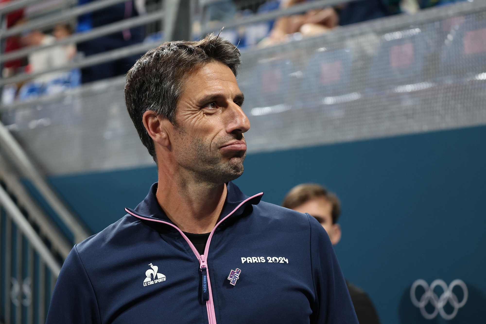 Paris 2024 President Tony Estanguet, Basketball, Women&#039;s Group Phase - Group B between France and Nigeria during the Olympic Games Paris 2024 on 1 August 2024 at Pierre Mauroy Stadium in Villeneuve-d&#039;Ascq near Lille, France (Photo by /Sipa USA)
2024.08.01 -
Sport
Igrzyska Olimpijskie Paryz 2024
Foto Laurent Sanson/DPPI/IPA Sport 2 / ipa-agency.net/SIPA USA/PressFocus

!!! POLAND ONLY !!!